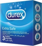 Durex Extra Safe Ribbed & Dotted Extra Safe Feel Elite Condoms Discreet
