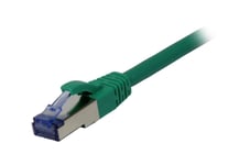 Patchkabel Rj45 Cat6a 500Mhz 10M Grün Sstpsftp Komponent Getestetghmt Certified Awg26 Synergy 21
