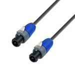 Adam Hall Cables 5 STAR S225 SS 0500 - Câble Enceinte très flexible 2 x 2,5 mm² 4 pôles NEUTRIK© speakON 5 m