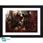 Abysse DIABLO - Framed print "Diablo IV Nephalems " (30x40)