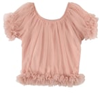 DOLLY by Le Petit Tom Frilly Princess Topp Ballet Pink | Rosa | 1-3 years