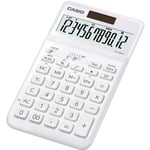 Casio JW-200SC - Calculatrice de bureau - 12 chiffres - panneau solaire, pile - blanc