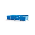 Trädgårdspool med rektangulär ram 450x220x84 cm, 7127L, INTEX 28273