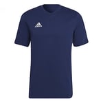 adidas Entrada 22 Short Sleeve T-Shirt Homme, Team Navy Blue 2, S