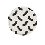 Bebo Objects - Empha Bricka Small Pattern - Svart - Serveringsbrickor - Grand Public - Papper/Trä/Plast
