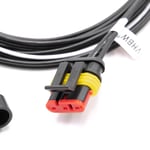 vhbw Câble transformateur compatible avec Husqvarna 450XH (2019-02), 450X 2016-02, 450X (2020) robot tondeuse à gazon - Câble basse tension, 3 m
