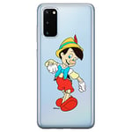 ERT GROUP Coque de téléphone Portable pour Samsung S20 / S11E Original et sous Licence Officielle Disney Motif Pinocchio 001 Parfaitement adapté à la Forme du téléphone Portable, partiel imprimé