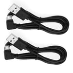 2p PVC Navigator Data Charging Cable Compatible with Tom-Tom GO 500 2.4A Black