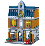FADF Street View Building, 1367 Pieces Modular House Kit, Architecture Hill Hotel Building Set Compatible with Lego