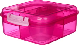 Sistema Bento Cube Lunch madkasse, 1,25L, pink