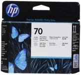 HP 70 - C9407A - 1 x Light Grey, 1 x photo Black - Printhead - For DesignJet T11