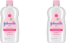 "Baby Oil, Pink, 500 ml - Pack of 2"