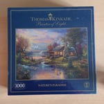 Thomas Kinkade 1000 piece jigsaw Puzzle Nature's Paradise - Brand New And Sealed