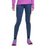Craft Pro Trail Tights Dam L Blå - Långa tights för löpning med hög komfort och funktionalitet