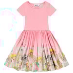 Molo Cissa Short-Sleeved Dress Midsummer | Rosa | 122/128 cm