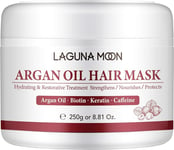 Argan Oil Hair Mask for Dry Damaged Hair, Damaged Hair Treatment with Keratin, C