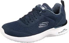 Skechers Women's Skech-air Dynamight Fast Brake Trainers,Navy Mesh / White Trim,3.5 UK