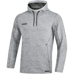JAKO Men's Premium Basics Hooded Sweatshirt, mens, Men's hooded sweatshirt., 6729, Mottled light grey, XL
