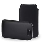 KP TECHNOLOGY Nokia 5.4 Pull Tab PU Leather Pull Tab Pouch For Nokia 5.4 (BLACK)