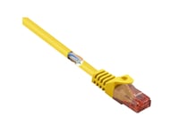 Renkforce Rj45 Nätverkskabel, Patchkabel Cat 6 U/Utp 0,50 M Gul Med Låsskydd, Halogenfri 1 St