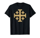 JERUSALEM CROSS FIVE-FOLD CROSS KNIGHT'S TEMPLAR T-Shirt