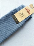 Genuine LEVI'S Aqua Blue Cotton / Wool Blend BOOT SOCKS 9-11  43-46 levbox1