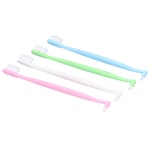 4PCS Orthodontic Toothbrush DoubleEnded Interspace Toothbrush For Braces Tee AUS
