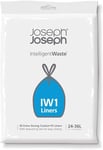 Joseph Joseph IW1 Bin Liners, General Waste Bags with Tie Tape Drawstring Handl