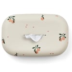 Liewood Oline printed wet wipes cover - peach/sea shell mix