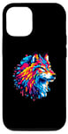 iPhone 14 Pixel Art 8-Bit Wolf Case
