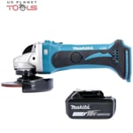 Makita DGA452 18v 115mm LXT Angle Grinder Body With 1 x 5.0Ah Battery
