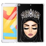 Pnakqil iPad Air Case Clear Silicone Gel TPU with Pattern Cute Design Transparent Rubber Shockproof Soft Ultra Thin Protective Back Case Skin Cover for Apple iPad Air (iPad 5) 2013, Girls