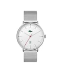 Lacoste Analogue Quartz Watch for Men with Silver Stainless Steel Mesh Bracelet - 2011201