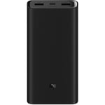 Xiaomi Mi 20000mAh 50W Fast Charging Power Bank - Black. Max 50W output ,Support Apple, Samsung, Xiaomi Smartphones' & Nintendo Switch Fast Charging, Charge three devices simultaneously, Support Laptop with USB-C Charging Port
