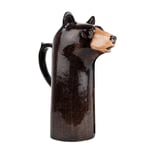 Vattenkanna Black Bear L, Handmålat stengods från Quail Ceramics