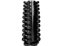 Gymstick Hex dumbbell set and Tower Rack, 1-10kg
