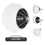 TARION Softbox Lanterne à Déploiement Instantané - 65cm/26in avec Monture Bowens Diffuseur Lumière 360° Structure Pliable et Légère pour Photographie et Vidéo SP-65 SOFTBEAM