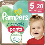 Pampers Harmonie Pants Size 5 Buksebleer 12-17 kg 20 stk.