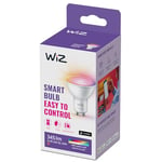 WiZ Colour [GU10 Spot] Smart Connected WiFi Light Bulb. 50W Colour and White Light, App Control for Home Indoor Lighting, Livingroom, Bedroom.