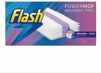 Flash Power Mop Refills with 8 Pads Floor Cleaning Absorbing Lock Home Surface