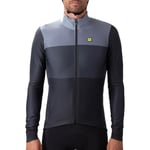 Alé Cycling Men's PR.S Sfida Jacket, Black/Grey, XXL
