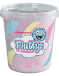 Fluffyz Cotton Candy Strawberry - Sockervadd i Hink med Jordgubbssmak 50 gram
