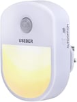 Useber Night Light Plug in Wall, Motion Sensor Lights Indoor with 3 Modes