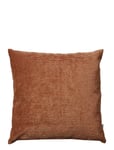 Pudebetræk-Velour Stribe Home Textiles Cushions & Blankets Cushion Covers Orange Au Maison