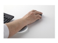 StarTech.com Wrist Rest - Ergonomic Desk Wrist Pad - Sliding Wrist Rest for Mouse - Silver Fabric - Office Wrist Support (ROLWRSTRST) - Handledsstöd - TAA-kompatibel