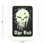 101 INC PVC Patch - Skull The End (Färg: Glow in the dark)