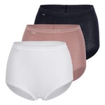 Sloggi Women's Basic+ Maxi C3p Underwear, Multiple Colours 16, 30