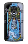 High Priestess Tarot Card Case Cover For Motorola Moto G7 Play