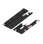 Nuphy - Gem Msa Double-Shot Pbt-Nyckelkapslar - Kapslar För Mekaniska Tangentbord Inca Rose