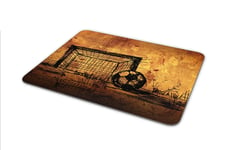 Goal Football Drawing Sketch Mouse Mat Pad - Sport Art Gift Computer #14385